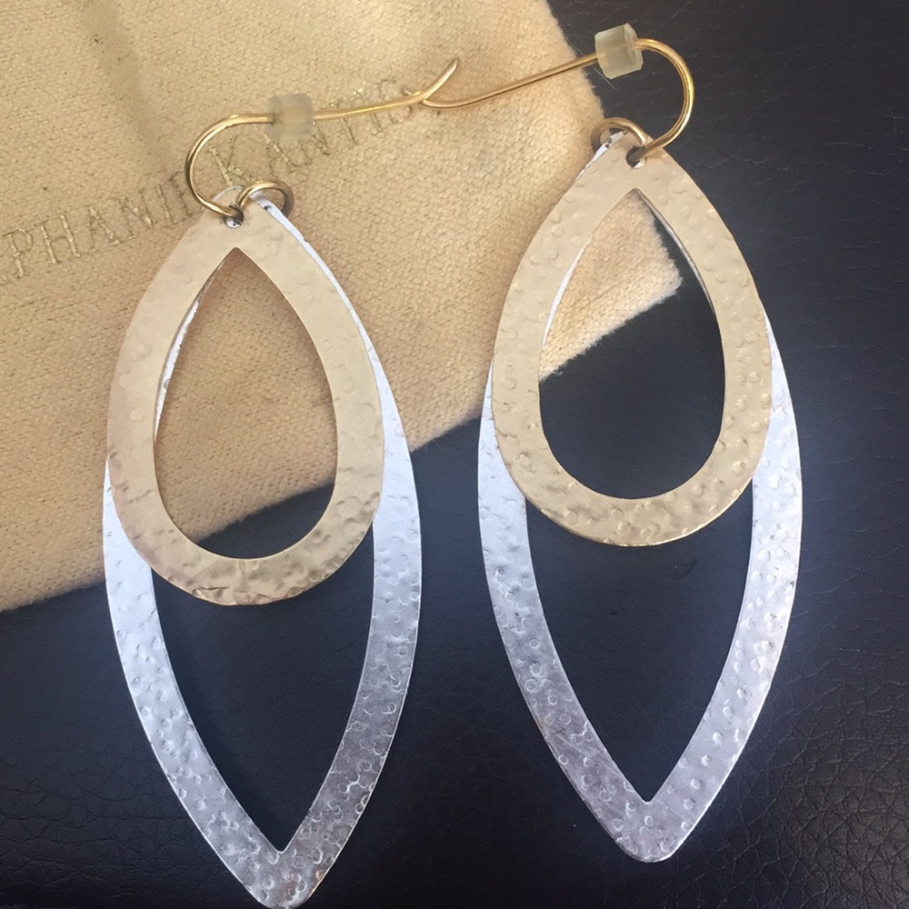 Stephanie Kantis Double Paris Eye Drop Earrings